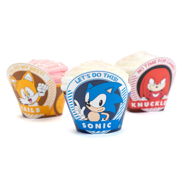 Sonic the Hedgehog Cupcake Wrappers (Pack of 12)