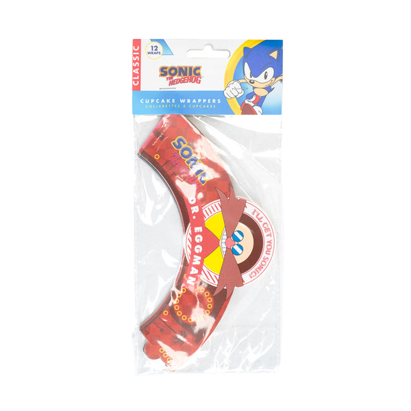 Sonic the Hedgehog Cupcake Wrappers (Pack of 12)