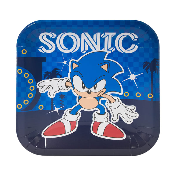 Sonic the Hedgehog Dinner Plates– 9 Inch (Pack of 8)