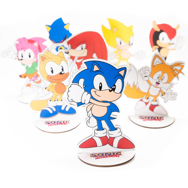 Classic Sonic Wooden Figures (Set of 8)