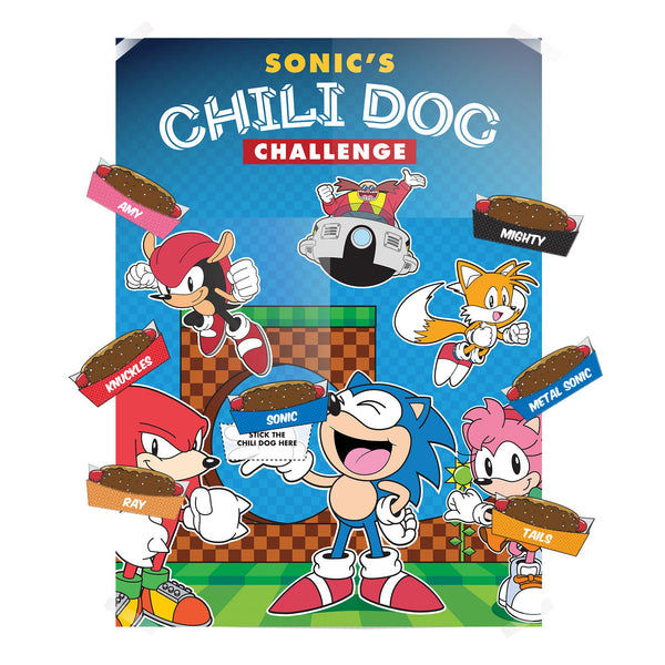 Sonic the Hedgehog Pin-the-Tail Game