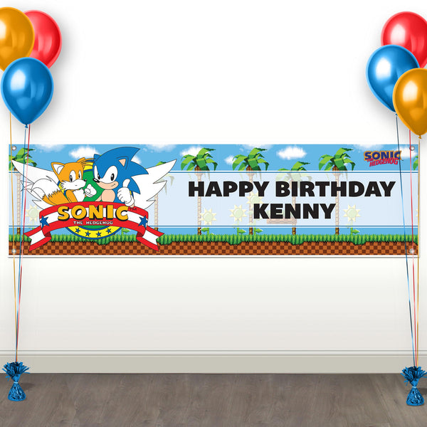 Sonic the Hedgehog Vinyl Banner