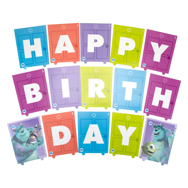 Monster's, Inc. Jointed Flag Banners