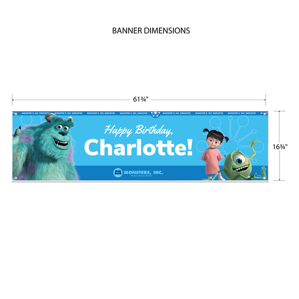 Monsters Inc. Vinyl Banner