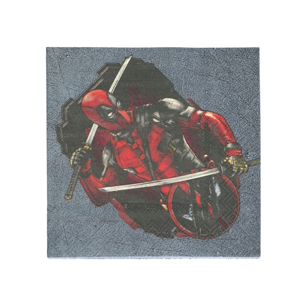 Deadpool Wolverine Beverage Napkins (Pack of 16)