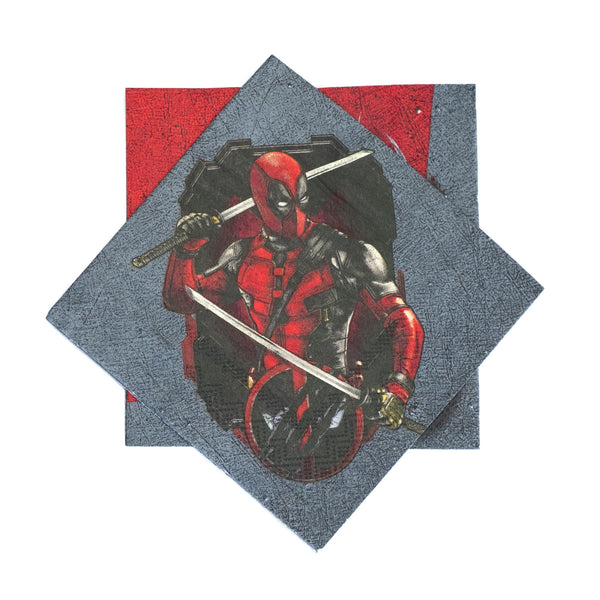 Deadpool Wolverine Beverage Napkins (Pack of 16)