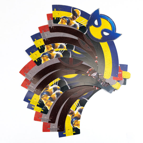 Deadpool Wolverine Cupcake Wrappers (Pack of 12)