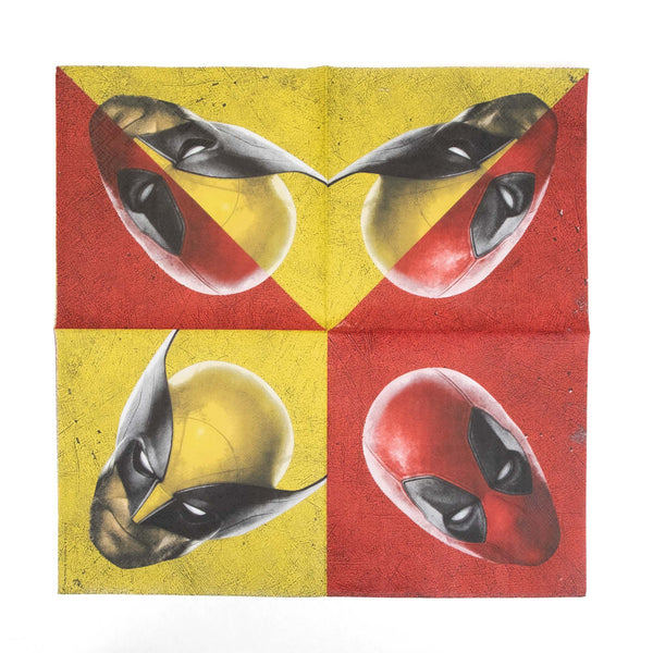 Deadpool Wolverine Lunch Napkins (Pack of 16)
