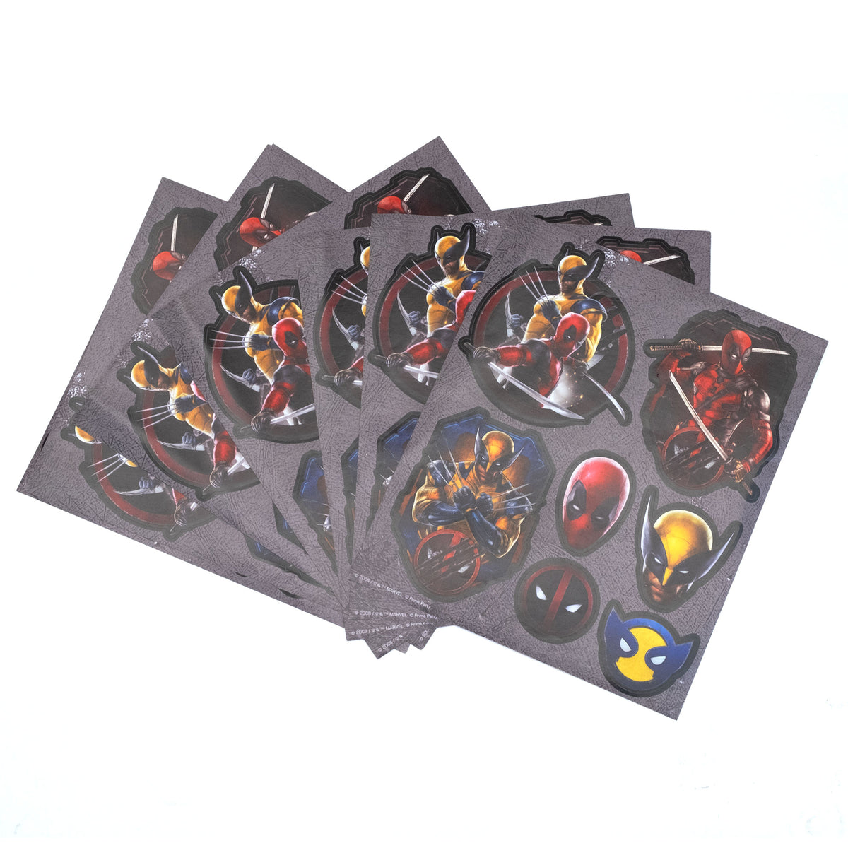 Deadpool Wolverine Sticker Sheets (Pack of 8) – Prime Party