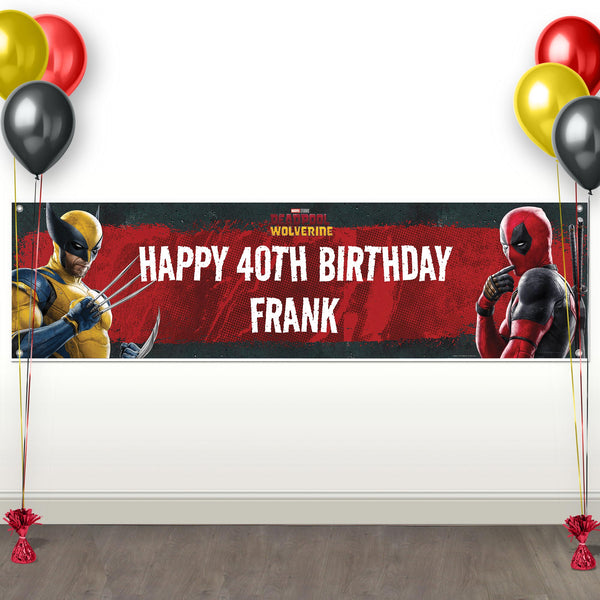 Deadpool Wolverine Vinyl Banner