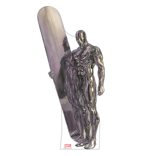 Silver Surfer life-size cardboard cutout from Marvel's Timeless Collection, 88 inches tall