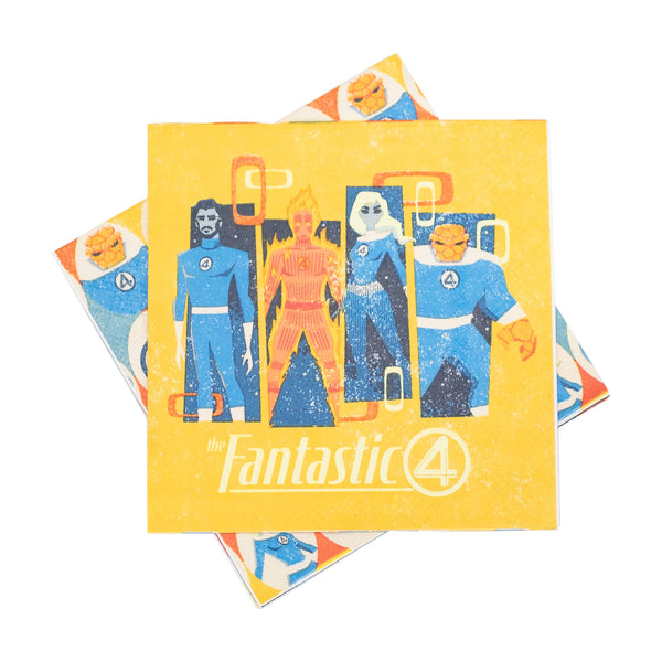 Fantastic 4 Beverage Napkins (Pack of 16)