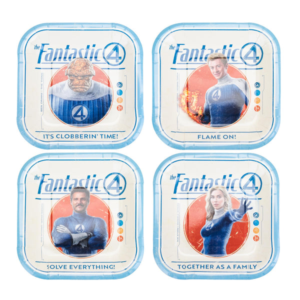 Fantastic 4 Dessert Plate– 7 Inch (Pack of 8)