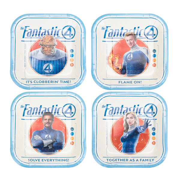 Fantastic 4 Dessert Plate– 7 Inch (Pack of 8)