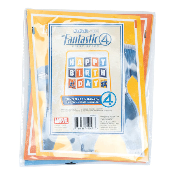 Fantastic 4 Jointed Flag Banners