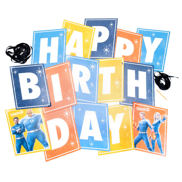 Fantastic 4 Jointed Flag Banners