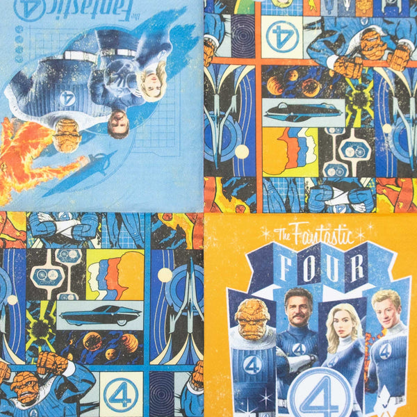 Fantastic 4 Lunch Napkins (Pack of 16)