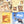 Collage of 'Up' themed items including a poster, postcards, and a yellow envelope.