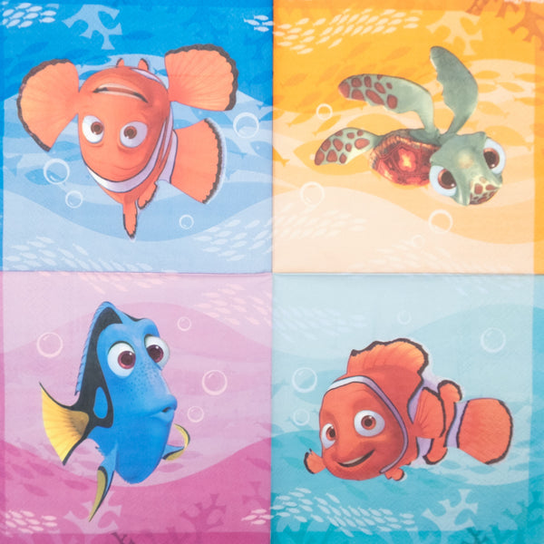 Finding Nemo Lunch Napkins (Pack of 16)