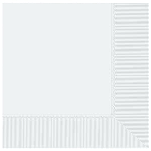 Lunch Napkins Frosty White 3-Ply (Set of 20) Napkins