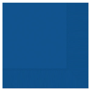 Lunch Napkins Bright Royal Blue 3-Ply (Set of 20) Napkins