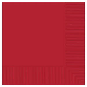 Lunch Napkins Apple Red 3-Ply (Set of 20) Napkins