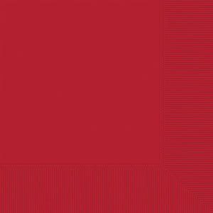 Beverage Napkins Apple Red 3-Ply (Set of 40) Napkins