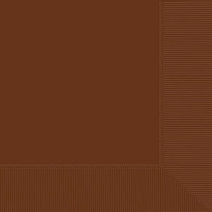 Beverage Napkins Chocolate Brown 3-Ply (Set of 40) Napkins