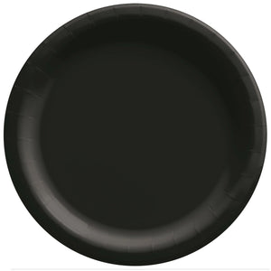 Dessert Plates Black 6.75" Round (Set of 20) Plates