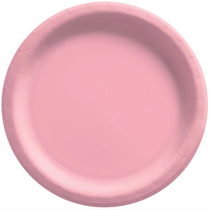 Dessert Plates Pink 6.75" Round (Set of 20) Plates