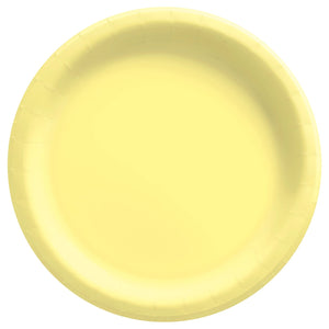 Dessert Plates Light Yellow 6.75" Round (Set of 20) Plates