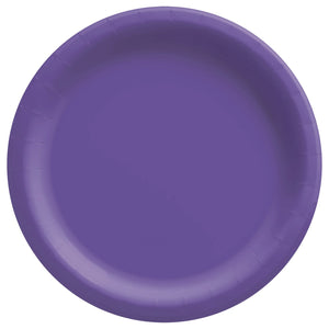 Dessert Plates Purple 6.75" Round (Set of 20) Plates