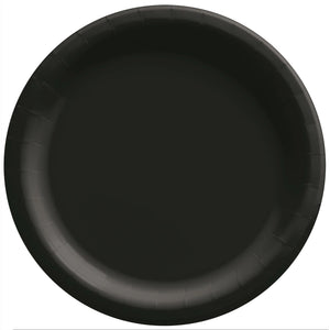 Dinner Plates Black 9" Round (Set of 20) Plates