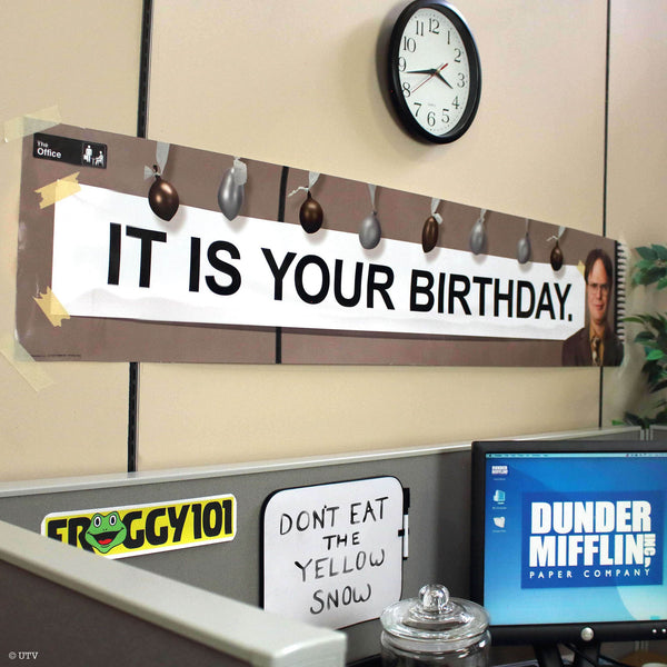 The Office "IT IS YOUR BIRTHDAY" Banner