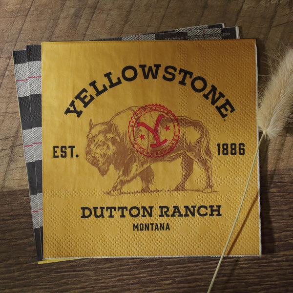 Yellowstone Beverage Napkins (16 Pack)