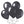 Pearlized Latex Balloons Black 12