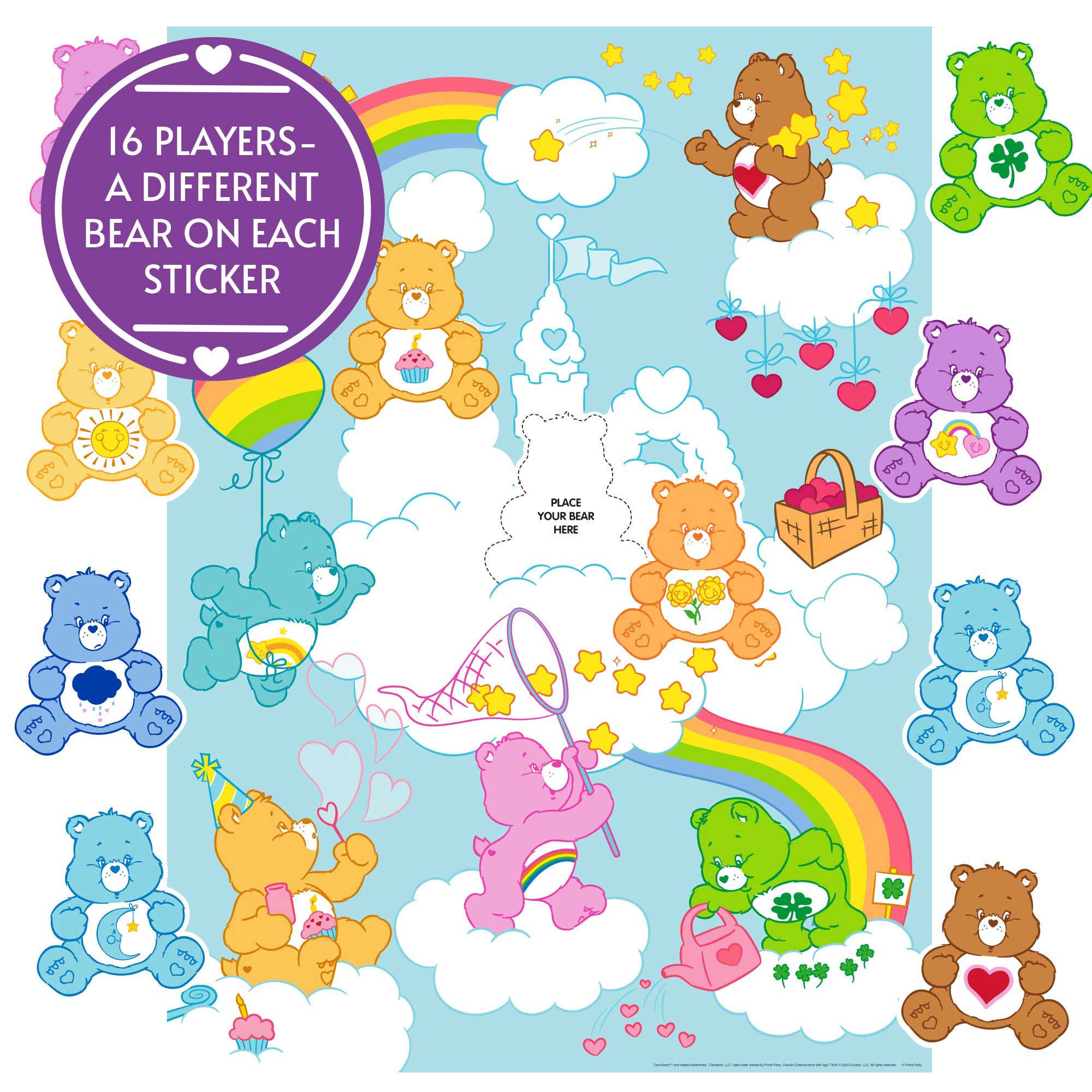Care Bears Pin-the-Tail Game – Prime Party - Main Image