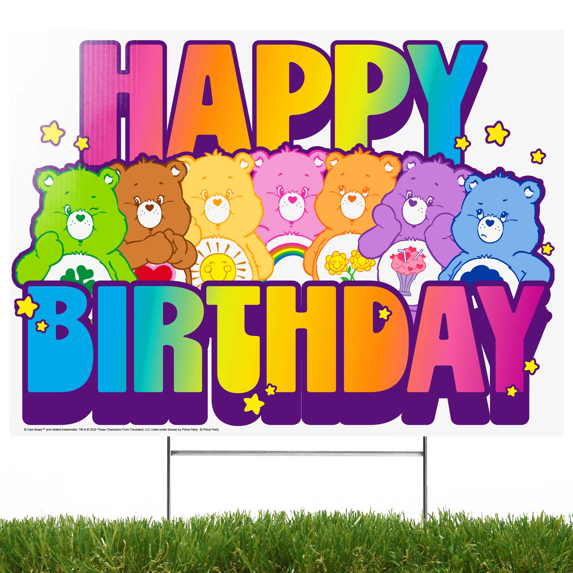 Care Bears Happy Birthday Yard Sign – Prime Party