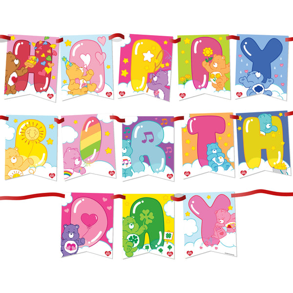 Care Bears Jointed Happy Birthday Banner