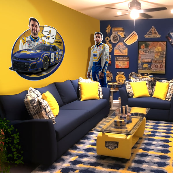 Chase Elliott NASCAR Removable Wall Decal Set