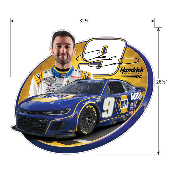 Chase Elliott NASCAR Removable Wall Decal Set