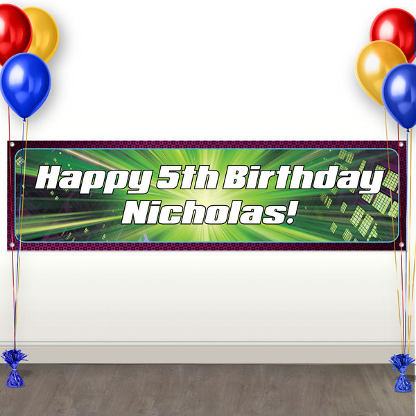 Superhero City Personalized Banner