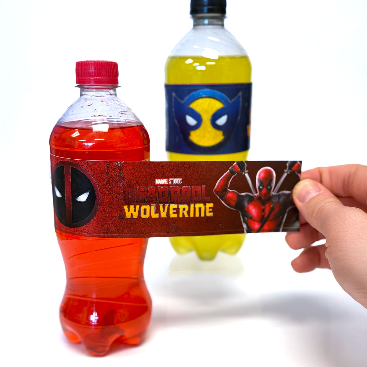 Deadpool Wolverine Bottle Labels (Pack of 16) – Prime Party