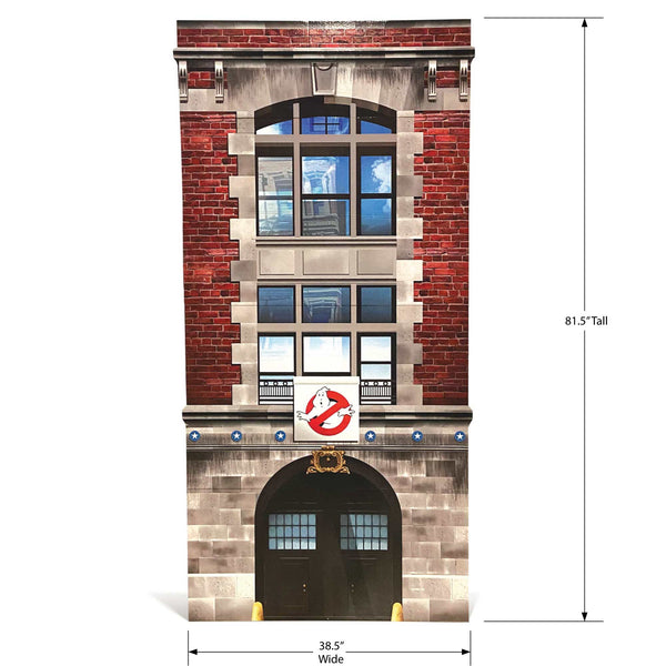 Ghostbusters Cardboard Firehouse Facade