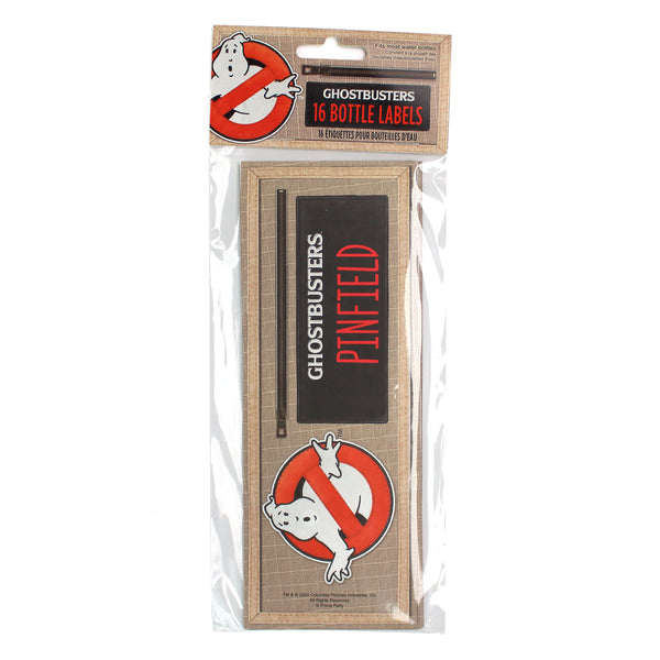 Ghostbusters Water Bottle Labels (Set of 16)