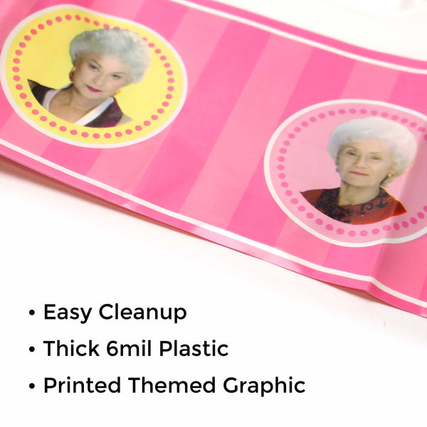 Golden Girls Plastic Table Cover