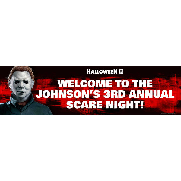 Halloween 2 Personalized Vinyl Banner