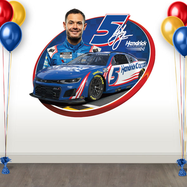 Kyle Larson NASCAR Removable Wall Decal Set
