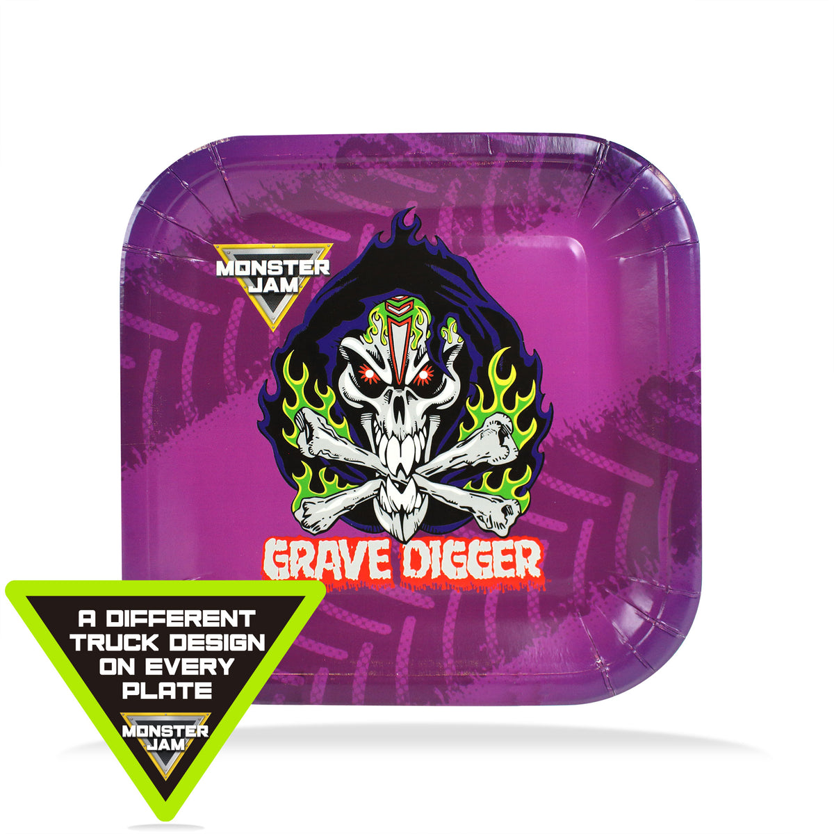 Monster Racing Plate Design Monster Jam Party Supplies | Grave Digger, Max-D & More | Prime Party