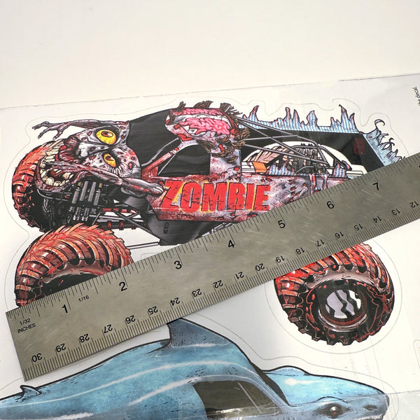 Monster Jam Mini Wall Decals